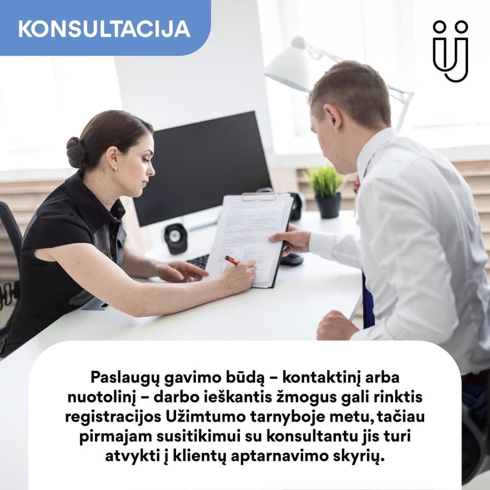 Susitikimas su įdarbinimo specialistu